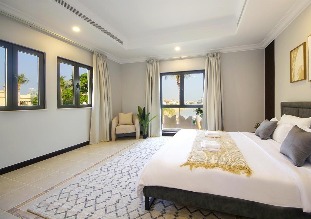 Cozy 4Br Maid Villa At Canal Cove Palm Jumeirah Dubai Exteriör bild