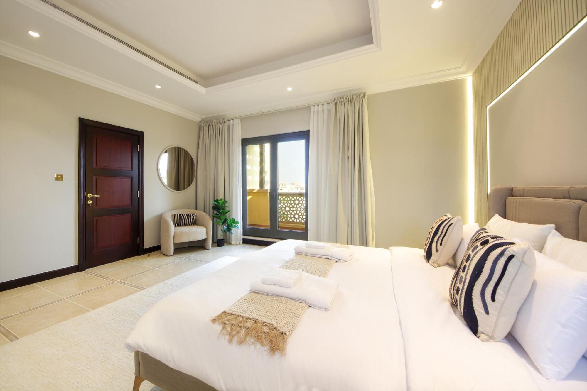 Cozy 4Br Maid Villa At Canal Cove Palm Jumeirah Dubai Exteriör bild